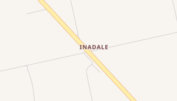 Inadale, Texas map