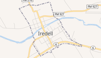 Iredell, Texas map