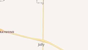Jolly, Texas map