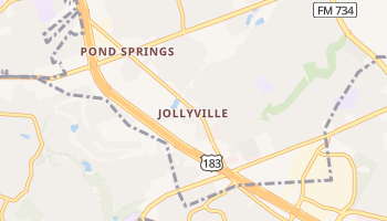 Jollyville, Texas map