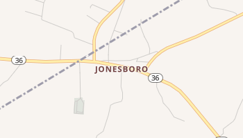 Jonesboro, Texas map