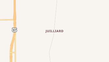 Juilliard, Texas map