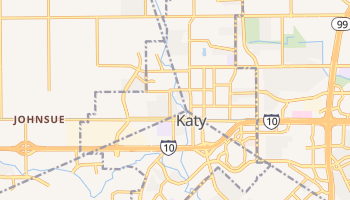 Katy, Texas map