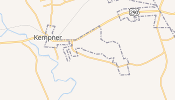 Kempner, Texas map