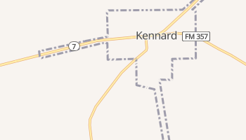 Kennard, Texas map