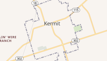 kermit tx locatioln map