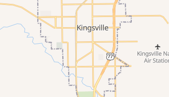 Kingsville, Texas map