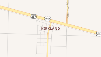 Kirkland, Texas map