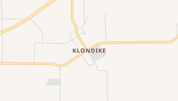 Klondike, Texas map
