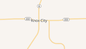 Knox City, Texas map