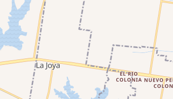 La Joya, Texas map