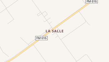 La Salle, Texas map