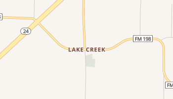 Lake Creek, Texas map