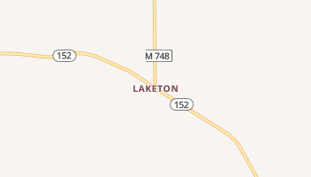 Laketon, Texas map