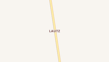 Lautz, Texas map