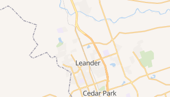 Leander, Texas map