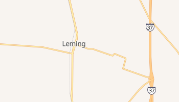 Leming, Texas map
