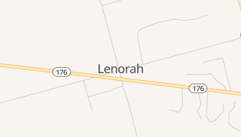 Lenorah, Texas map