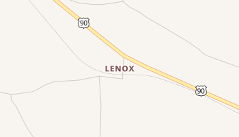Lenox, Texas map