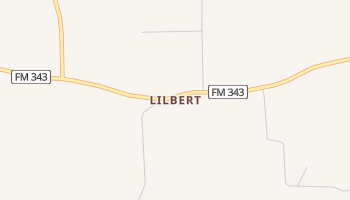Lilbert, Texas map