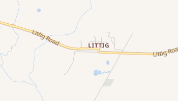 Littig, Texas map