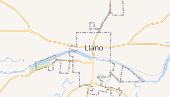 Llano, Texas map