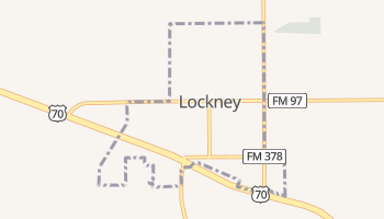 Lockney, Texas map