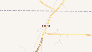 Lodi, Texas map