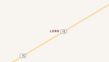 Lord, Texas map
