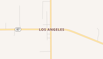 Los Angeles, Texas map