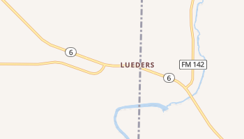Lueders, Texas map