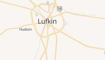 Lufkin, Texas map