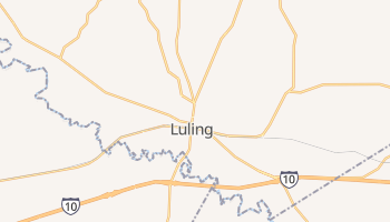Luling, Texas map