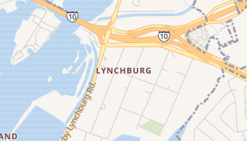 Lynchburg, Texas map