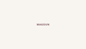 Magoun, Texas map