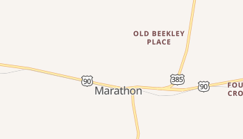 Marathon, Texas map