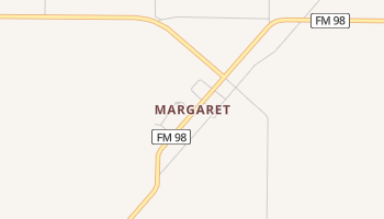 Margaret, Texas map