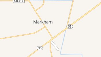 Markham, Texas map