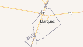 Marquez, Texas map