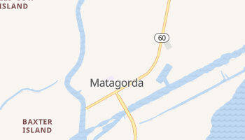 Matagorda, Texas map