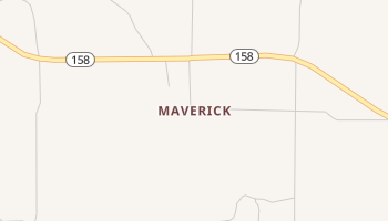 Maverick, Texas map