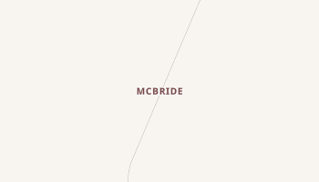 McBride, Texas map