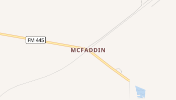 McFaddin, Texas map