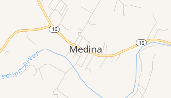 Medina, Texas map