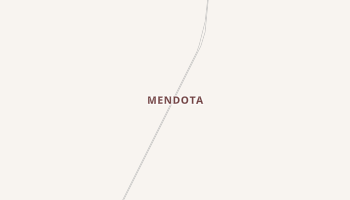 Mendota, Texas map