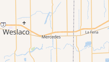 Mercedes, Texas map