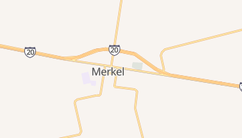 Merkel, Texas map