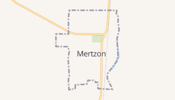 Mertzon, Texas map