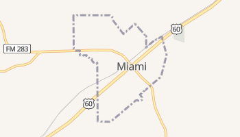 Miami, Texas map