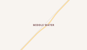 Middle Water, Texas map